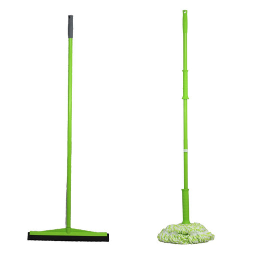Clean & Care Microfiber Floor cleaning mop and wiper with iron stick strong durable