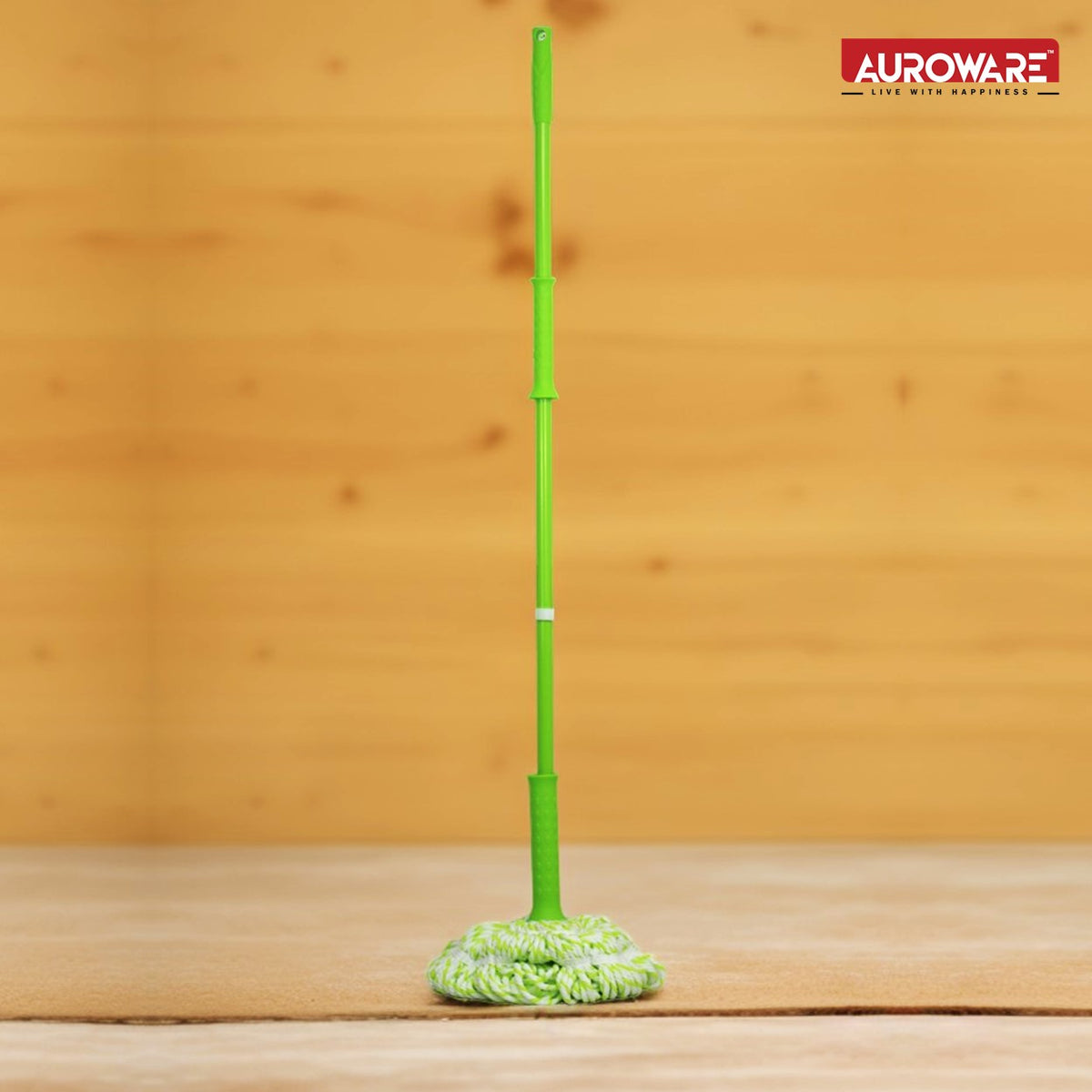 Clean & Care Microfiber Floor cleaning mop and wiper with iron stick strong durable