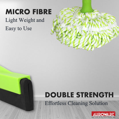 Clean & Care Microfiber Floor cleaning mop and wiper with iron stick strong durable